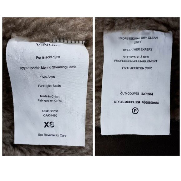 Vince Spanish Merino Shearling Jacket - Picture 9 of 16